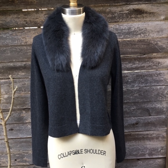 minnie rose cashmere cardigan